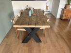 Houten eettafel / tuintafel 200cm x 94cm, Ophalen, 200 cm of meer, 50 tot 100 cm, Zo goed als nieuw