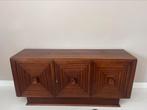 Vintage dressoir mid century lowboard jaren 50/60 art deco, Huis en Inrichting, Ophalen of Verzenden, Zo goed als nieuw, 25 tot 50 cm