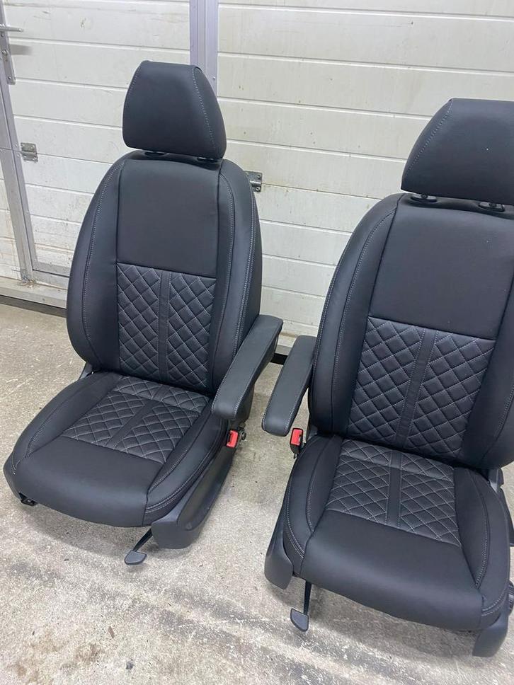 Mercedes Vito W447 comfortstoelen zwart leder, Auto-onderdelen, Interieur en Bekleding, Ophalen of Verzenden