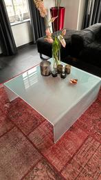 Salontafel + 2x bijzet tafel glas, Glas, Ophalen of Verzenden, Zo goed als nieuw