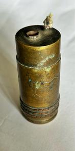 WW1 Loopgravenkunst Tondeldoos - Alsace 1917, Ophalen of Verzenden, Koper