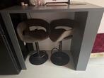Hoge eettafel/bureau tafel met bar stoelen, Huis en Inrichting, Ophalen, Nieuw, Rechthoekig, 50 tot 100 cm