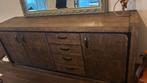 Stijlvol massief eiken houten dressoir met veel opbergruimte, Huis en Inrichting, Kasten | Dressoirs, Ophalen, Zo goed als nieuw