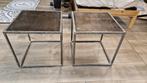 Moderne bijzettafeltjes, Huis en Inrichting, Tafels | Bijzettafels, Ophalen, Minder dan 45 cm, Minder dan 55 cm, Metaal of Aluminium