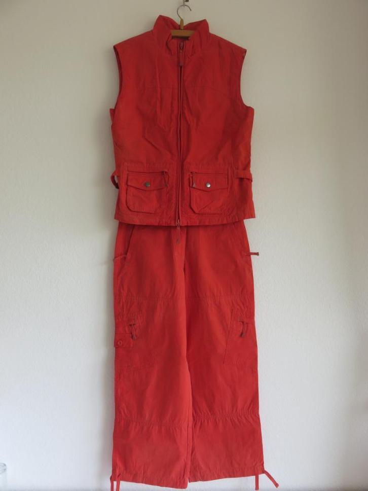 Human Nature oranje outdoor broek XS en bodywarmer jasje M, Sport en Fitness, Bergsport en Wandelen, Zo goed als nieuw, Kleding