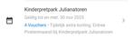 4 tickets voor Julianatoren, Tickets en Kaartjes, Drie personen of meer, Ticket of Toegangskaart