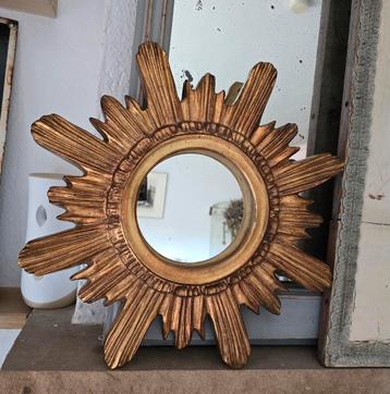 Vintage "Sunburst spiegel. Wordt verzonden uit Duitsland!!!! beschikbaar voor biedingen
