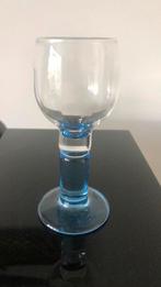 Vintage glas borrel blauw Bormioli Rocco Liqueur Glasses, Verzamelen, Ophalen of Verzenden, Zo goed als nieuw