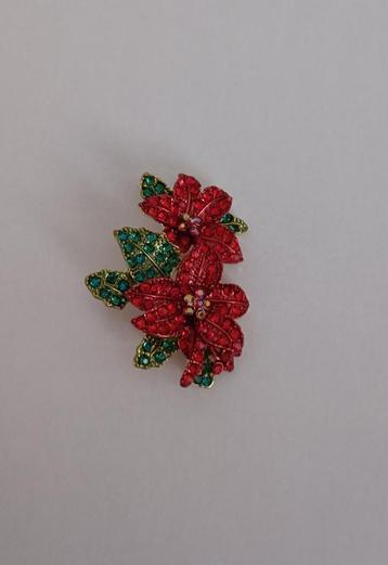 Kerstster bloem broche beschikbaar voor biedingen