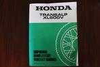 Honda XL600V Transalp 1987 motorcycle shop manual XL600 V, Ophalen of Verzenden, Honda