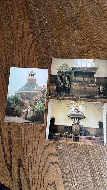 3 Ansichtkaarten Van Harenskerk St Annaparochie beschikbaar voor biedingen