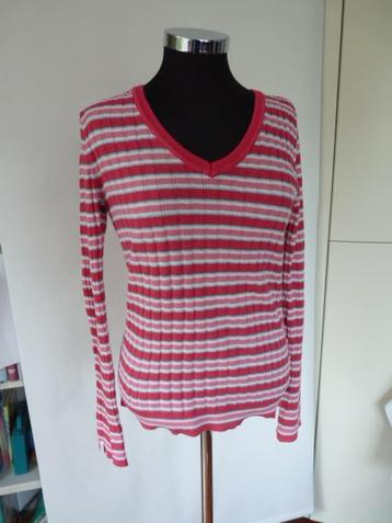 Leuke  trui fuchsia met roze strepen van Kangaroos, mt (M) beschikbaar voor biedingen