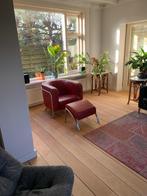 Harvink buis framen stoel en hocker kleur rood, Ophalen, Gebruikt, 75 tot 100 cm, Metaal