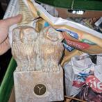 Uilenbeeldje - Decoratief Tuinbeeld, Ophalen of Verzenden, Gebruikt, Beton, Dierenbeeld