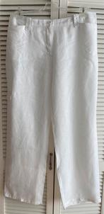 Linnen broek mt 46, Kleding | Dames, Wit, Maat 46/48 (XL) of groter, Ophalen of Verzenden, Zo goed als nieuw