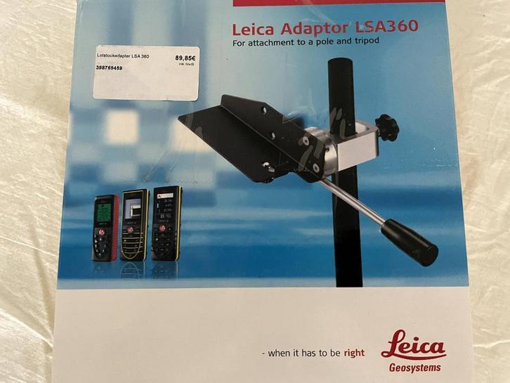 Leica Adapter LSA360, Doe-het-zelf en Verbouw, Meetapparatuur, Nieuw, Toebehoren, Verzenden