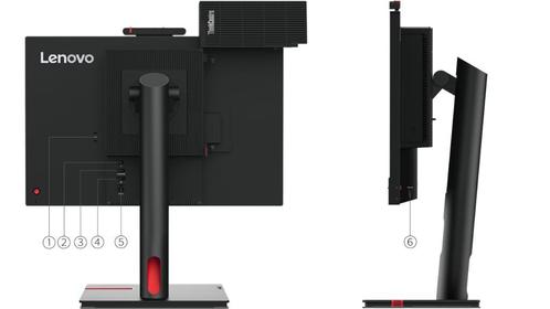 Nieuwe Lenovo ThinkCentre Tiny-In-One 24" Gen 5 monitor,, Computers en Software, Monitoren, Nieuw, 60 Hz of minder, DisplayPort