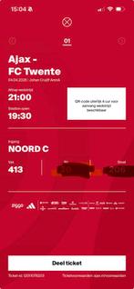 Ajax fc twente, Seizoenskaart, Eén persoon, Mei