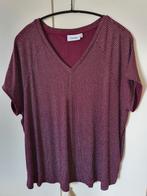't-Shirt bordeaux rood, V hals, Fransa maat 46-48, Fransa, Zo goed als nieuw, Rood, Shirt of Top