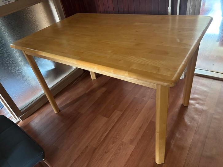 Eettafel, Huis en Inrichting, Tafels | Eettafels, Zo goed als nieuw, 50 tot 100 cm, Rechthoekig, Ophalen