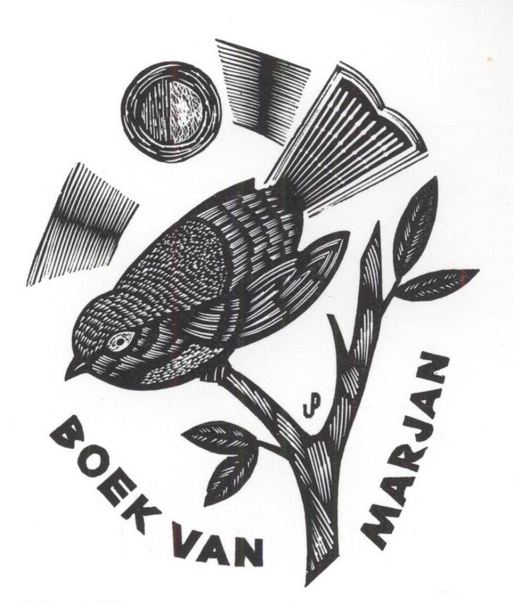 1098 Ex Libris België : Piet Janssens, 1981, Antiek en Kunst, Kunst | Etsen en Gravures, Verzenden