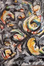 Abstract olieverfschilderij 140-220 cm, Antiek en Kunst, Kunst | Schilderijen | Abstract, Ophalen