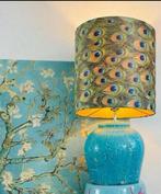 Grote vintage Lamp, Huis en Inrichting, Lampen | Tafellampen, Ophalen, 50 tot 75 cm, Stof, Zo goed als nieuw