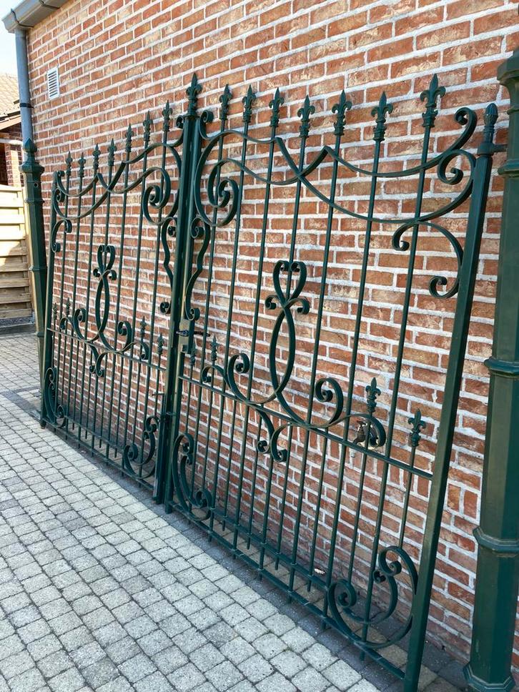 Sierpoort lengte 3.6 meter, Tuin en Terras, Tuinpoorten, Zo goed als nieuw, IJzer, 200 cm of meer, Ophalen of Verzenden