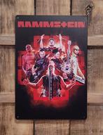 Rammstein rood reclamebord van metaal wandbord deco, Verzamelen, Info@deconoord.nl, Deco Noord, Nieuw, Ophalen of Verzenden