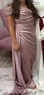 Elegante roze avondjurk, Maat 38/40 (M), Ophalen of Verzenden, Zo goed als nieuw, Roze