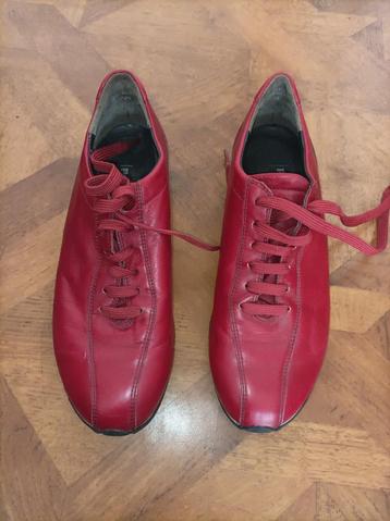 Paul Green leren sneakers rood maat 38 maat 5 beschikbaar voor biedingen