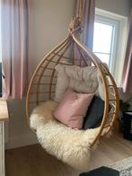 Hang stoel rotan, Ophalen, Gebruikt, Bruin, Eén