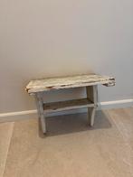 3 witte wandplankjes Van dijk en Co - wit brocante - ook los, Huis en Inrichting, Ophalen, Gebruikt