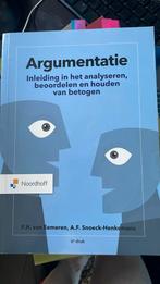 A.F. Snoeck-Henkemans - Argumentatie, Boeken, Ophalen of Verzenden, A.F. Snoeck-Henkemans; F.H. van Eemeren, Zo goed als nieuw