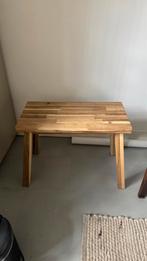 Ikea skogsta bench, Huis en Inrichting, Krukjes, Ophalen, Zo goed als nieuw, Hout