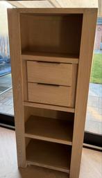 Boekenkast - Hout (Elm Old Java Grey) - 165x70cm, Ophalen, Gebruikt, 50 tot 100 cm, Met lade(s)