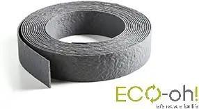 Ecolat 6m kunststof flexibele kantopsluiting grijs 19cm hoog, Tuin en Terras, Vijver-toebehoren, Nieuw, Ophalen