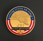 US Air Force F-35 munt, Ophalen of Verzenden, Luchtmacht, Amerika, Embleem of Badge