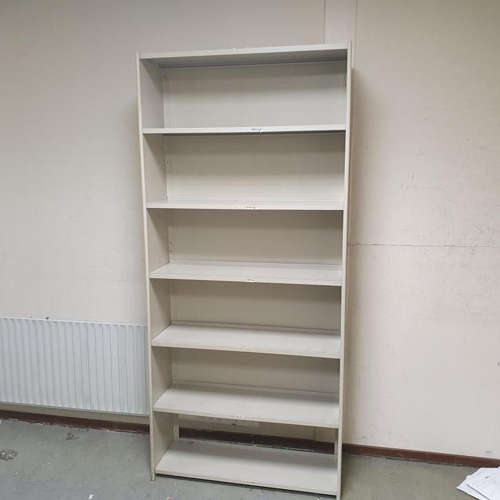 Bruynzeel metalen legbordstelling - 223 cm hoog, 1 meter br, Huis en Inrichting, Kasten | Stellingkasten, Gebruikt