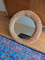 Vintage IKEA spiegel met rotan rand, Huis en Inrichting, Woonaccessoires | Spiegels, Ophalen of Verzenden