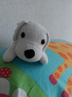 Schattige witte knuffelhondje, Ophalen of Verzenden, Zo goed als nieuw, Hond