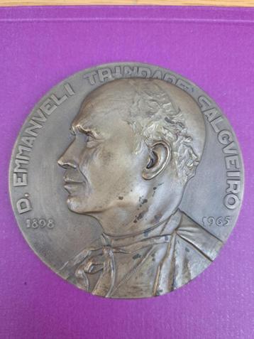 1967 Portugal medaille bisschop Salgueiro in brons beschikbaar voor biedingen