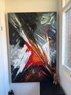 Abstract schilderij, Ophalen