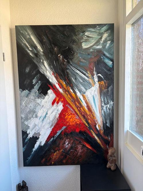 Abstract schilderij, Antiek en Kunst, Kunst | Schilderijen | Abstract, Ophalen
