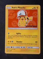 Ash's pikachu - Sun & Moon Promo SM109, Ophalen of Verzenden, Zo goed als nieuw, Losse kaart