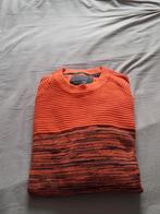 Fijn gebreide trui Oranje / zwart  ( L ) Heren / jongens, Maat 52/54 (L), Zwart, Zo goed als nieuw, C&A