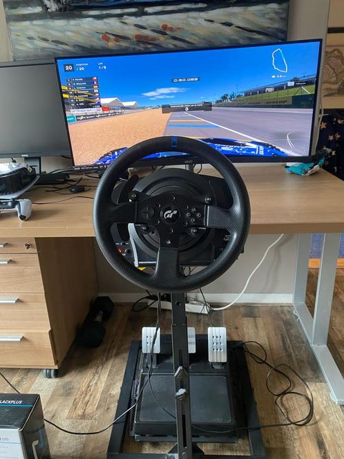 Racestuur met curved scherm gameset + 2 racespellen, Spelcomputers en Games, Spelcomputers | Sony PlayStation Consoles | Accessoires