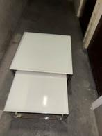 Moderne Salontafels - Glas & Metaal, Vierkant, Minder dan 50 cm, 50 tot 100 cm, Ophalen of Verzenden