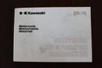 Kawasaki ZR-7S 2000 motorcycle owner's manual  ZR750-H1, Motoren, Ophalen of Verzenden, Kawasaki