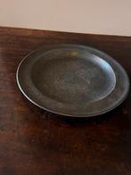 Tinnen Schaal 19e Eeuw - 35,5cm - Keurmerk, Antiek en Kunst, Antiek | Tin, Ophalen of Verzenden